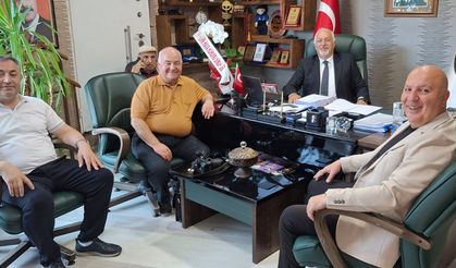 Sinop ASKF'den Gürsel Öz'e hayırlı olsun ziyareti
