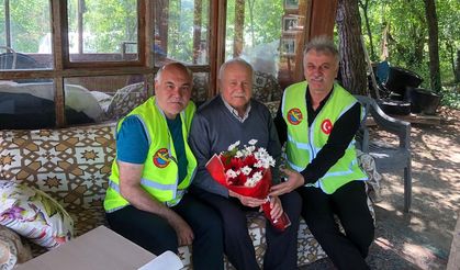 THK Sinop’tan şehit babasına ziyaret