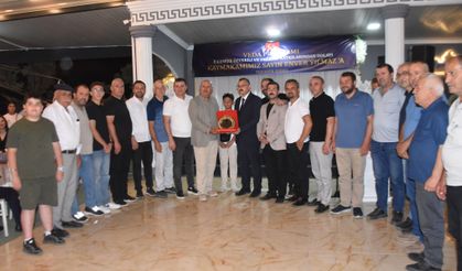 Kaymakam Yılmaz için veda programı düzenlendi