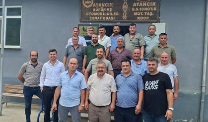 Ayancık Nakliyeciler Karayolu Yük Taşıma Kooperatifi Başkanını seçti