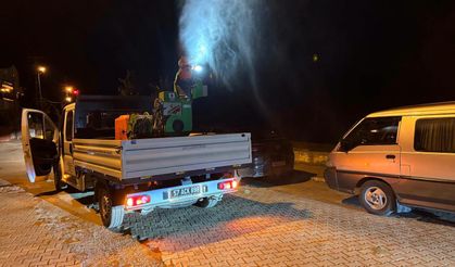 Türkeli Belediyesi gece mesaisinde