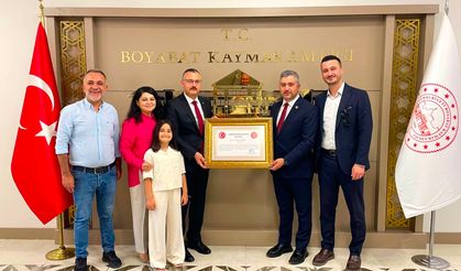 Kaymakam Yılmaz için uğurlama programı düzenlendi