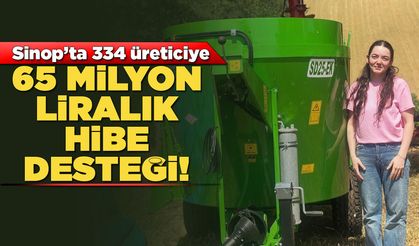 Sinop'ta kırsal kalkınmaya dev destek