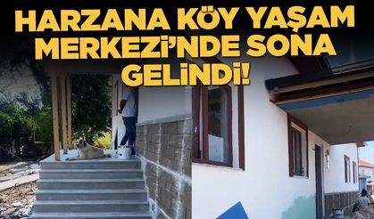 Harzana Köy Yaşam Merkezi’nde sona yaklaşıldı