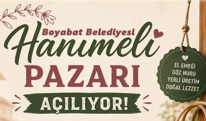 Boyabat'ta Hanımeli Pazarı kapılarını açıyor