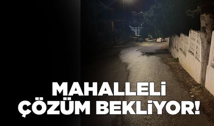 Patlayan kanalizasyon müdahale bekliyor