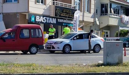 Sinop Selanik Caddesi’nde kaza!
