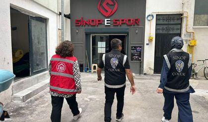 Sinop’ta internet kafelerde denetim