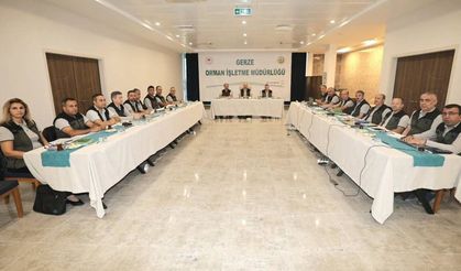 Sinop'ta ormancılık çalışmaları toplantıda değerlendirildi