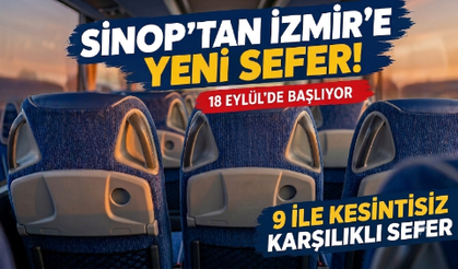 Sinop Kalkışlı Ege Seferleri Başlıyor! Sinop’tan 9 İle Kesintisiz Otobüs Seferi