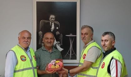 THK Sinop Şubesi’nden Gazi Faruk Baş’a ziyaret
