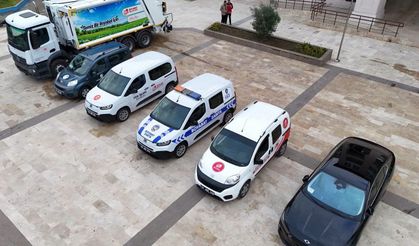 İlçe belediyesi araç filosuna 6 yeni araç kattı