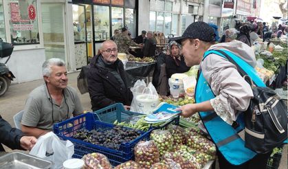 Sinop İYİ Parti'den pazar yeri ziyareti