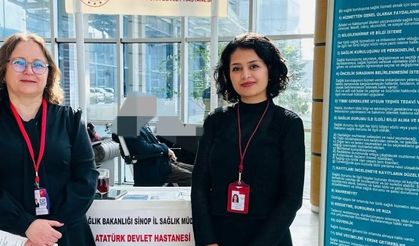 Sinop'ta Hasta Hakları Günü'nde bilgilendirme etkinliği yapıldı
