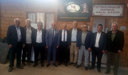 THK Sinop Şubesi’nden Muhtarlar Derneği’ne Ziyaret