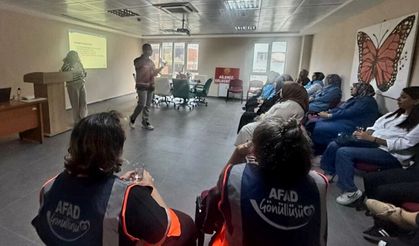 Sinop'ta AFAD gönüllülerine psikososyal eğitim