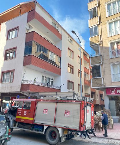 Türkeli'de çıkan baca yangını söndürüldü