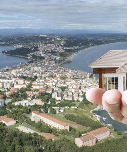 Sinop'ta geçen ay 299 konut, 16 iş yeri satıldı