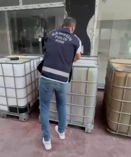 11 bin litre kaçak mazot ele geçirildi