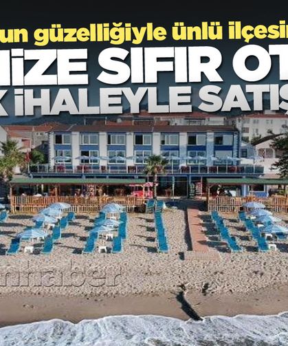 Sinop'un tatil beldesinde denize sıfır otel ihaleyle satılıyor