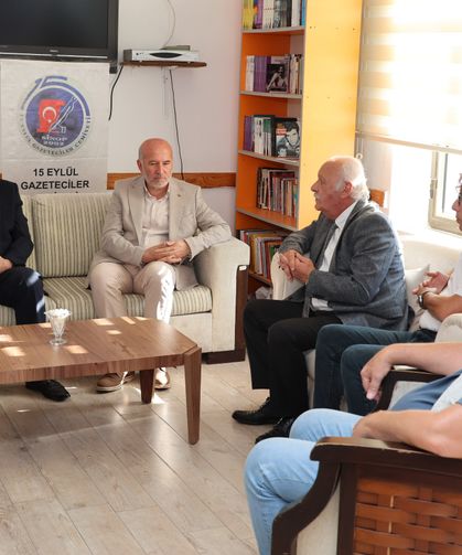 Rektör Taşdemir’den Gazeteciler Cemiyeti’ne ziyaret