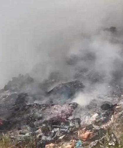 Çöp döküm alanındaki yangın ormana sıçradı