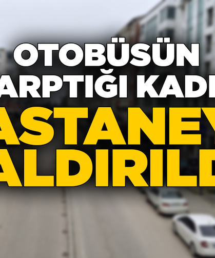 Sinop’ta tur otobüsü genç kadına çarptı