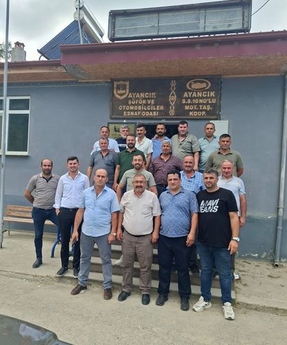Ayancık Nakliyeciler Karayolu Yük Taşıma Kooperatifi Başkanını seçti