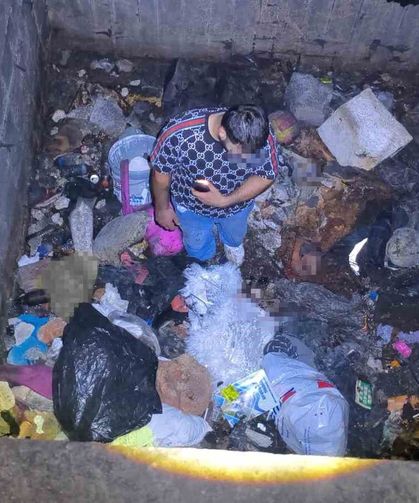 Girdiği inşaatta 4 metrelik kuyuya düştü