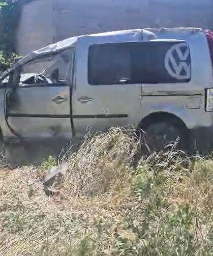 Yoldan çıkan aracın sürücüsü öldü
