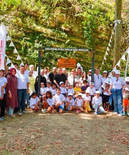 Erfelek Tatlıca Şelaleleri’nde aile kampı düzenlendi