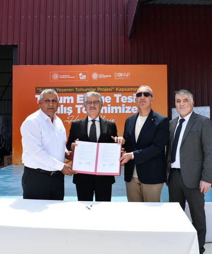 Tohum Eleme Tesisi hizmete açıldı