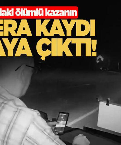 Sinop yolundaki ölümlü kazanın görüntüleri ortaya çıktı