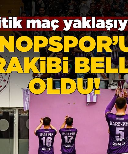 Sinopspor’un Ziraat Türkiye Kupası’ndaki rakibi belli oldu