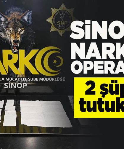 Sinop'ta narkotik operasyonu: 2 şüpheli tutuklandı!