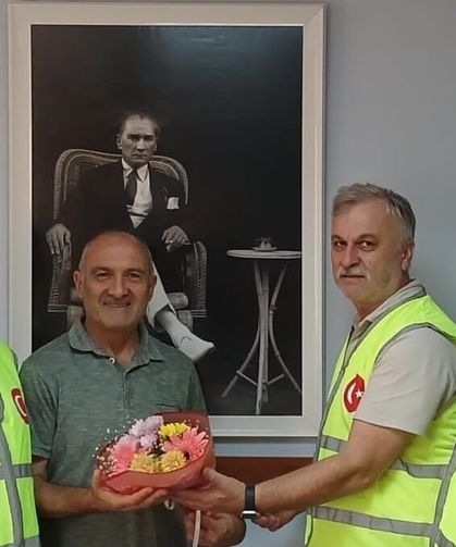 THK Sinop Şubesi’nden Gazi Faruk Baş’a ziyaret