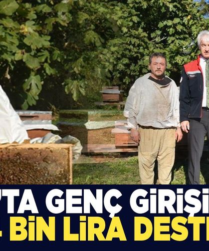 Sinop’ta genç girişimciye 774 bin lira destek!