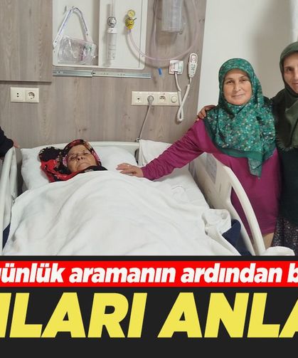 Ormanlık alanda 3 gün sonra bulunan kadının tedavisi sürüyor