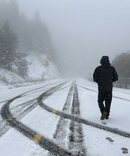 Ilgaz Dağı kara büründü