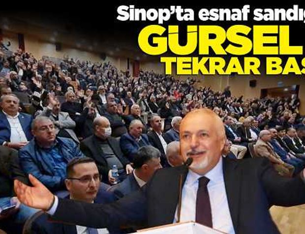 Sinop esnafı bir kez daha 'Gürsel Öz' dedi