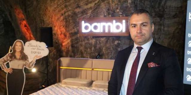 Bambi Yatak, kaya tuzuyla geliştirdiği yeni ürünü "Biosalt" yatağını tuz mağarasında tanıttı