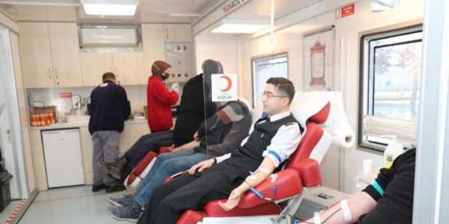 Tokat'ta jandarmadan kan bağışı