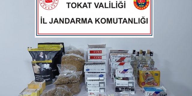 Tokat'ta 5 bin 560 makaron ele geçirildi
