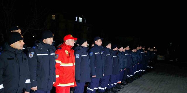 Moldova’dan Türkiye’ye 55 personel ve 12 araçtan oluşan kurtarma ekibi