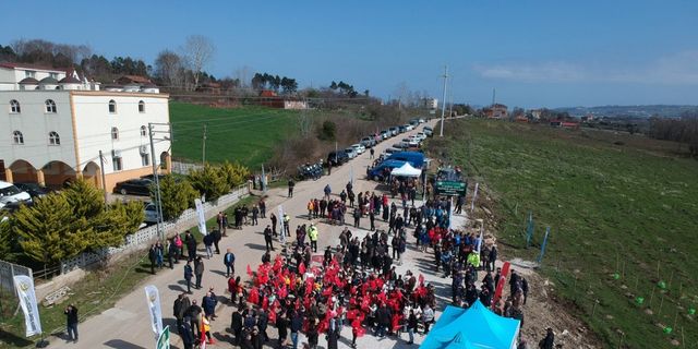 Sinop’ta "6 Şubat Deprem Şehitleri Hatıra Ormanı" fidan dikim töreni