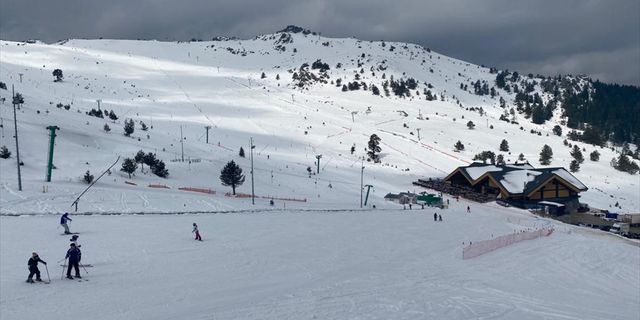 BOLU - Kartalkaya'da kayak sezonu sona erdi