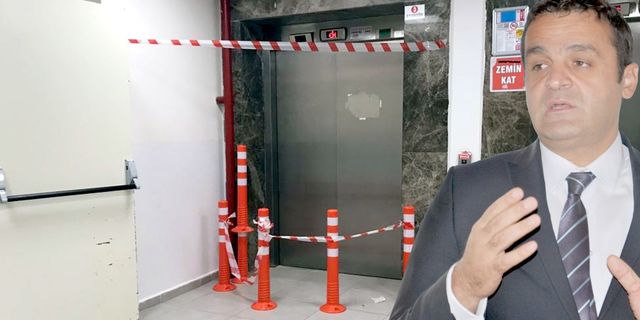 Karadeniz, hastanedeki asansör krizini dile getirdi
