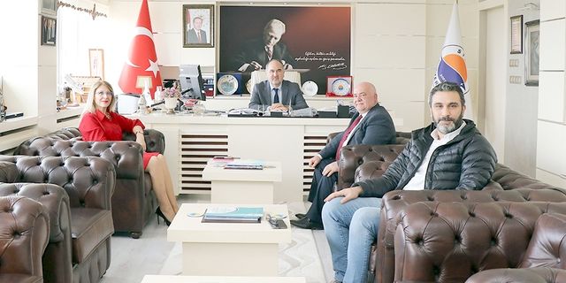 Aral’dan, Rektör Dalgın’a ziyaret