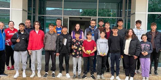 Alaçam'da bocce turnuvası yapıldı