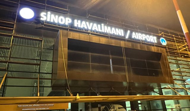 Sinop Havalimanı uçuş istatistikleri açıklandı